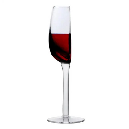 Half Shaped Wine Glass